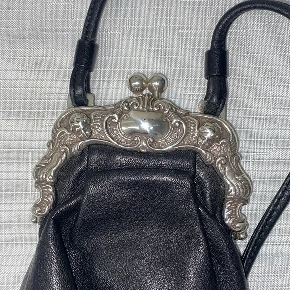 One World by Brighton Black Leather Cross Body - Picture 2 of 4